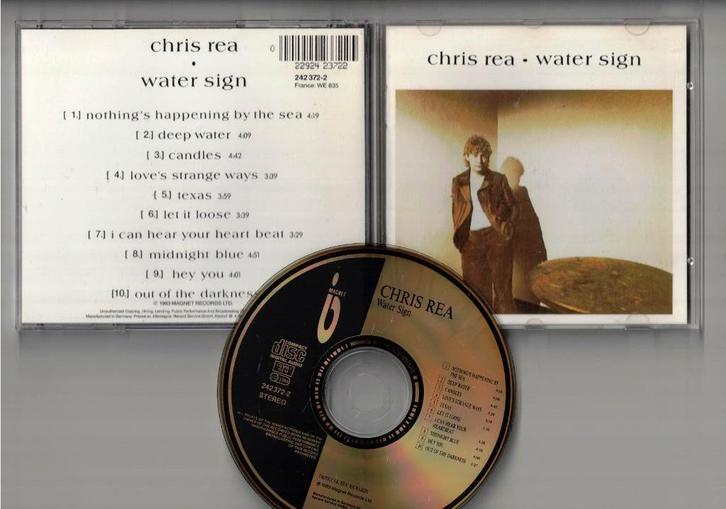 CHRIS REA CD Watersign - gold disc, Cd's en Dvd's, Cd's | Pop, Gebruikt, 1980 tot 2000, Ophalen of Verzenden