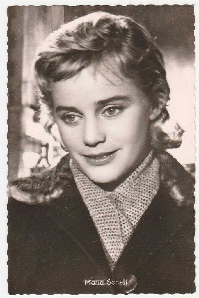 Maria Schell.  Filmsterren.  Movies.  Cinema., Verzamelen, Ansichtkaarten | Themakaarten, Ongelopen, 1940 tot 1960, Overige thema's