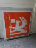 Vauxhall oude lichtbak plaat, Verzamelen, Merken en Reclamevoorwerpen, Ophalen, Gebruikt, Lichtbak of (neon) lamp