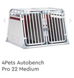 4Pets Pro 22 - Autobench - voor 2 Honden, Dieren en Toebehoren, Ophalen, Zo goed als nieuw