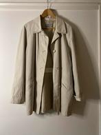 Vintage beige trenchcoat kort model | Maat S, Kleding | Dames, Jassen | Zomer, Verzenden, Nieuw, Beige