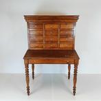 Prachtig uniek antiek notarisbureau met werkende klokkenbel, Huis en Inrichting, Ophalen, Gebruikt, ., .