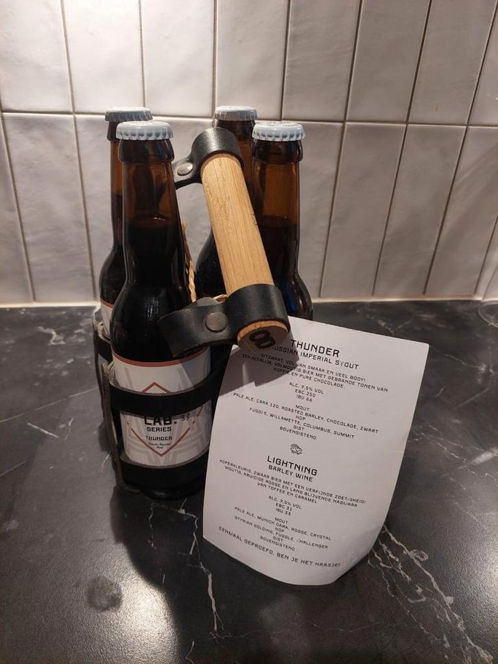 Haas Brouwerij Limited edition 2018 Thunder & Lightning, Verzamelen, Biermerken, Zo goed als nieuw, Flesje(s), Overige merken