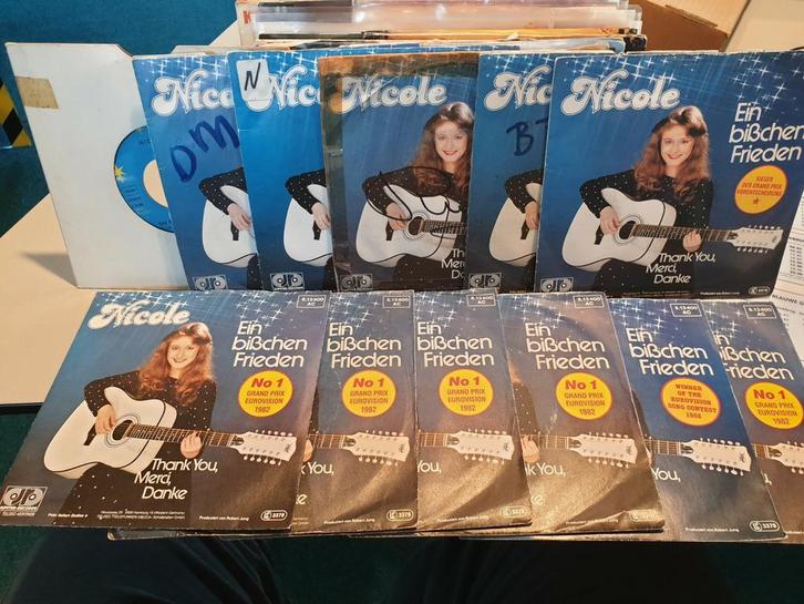 Nicole - Ein Bisschen Frieden,  12 aanwezig (x15), Cd's en Dvd's, Vinyl Singles, Pop, Ophalen of Verzenden
