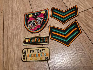 Kruikenstad emblemen carnaval beschikbaar voor biedingen