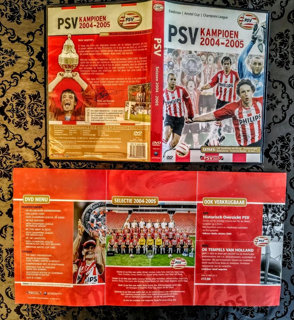 PSV Kampioen 2004-2005 DVD, Alle leeftijden, Ophalen of Verzenden, Zo goed als nieuw, Voetbal