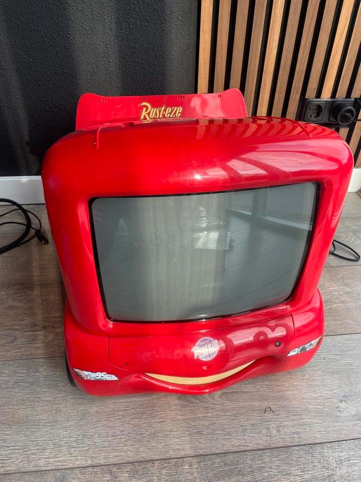 Cars TV Disney CRT DVD Videoband Games, Audio, Tv en Foto, Vintage Televisies, Gebruikt, Overige merken, Ophalen of Verzenden