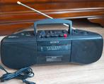 Sony radio cassette recorder, Ophalen, Zo goed als nieuw