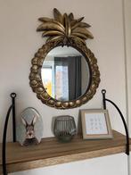 Ananas Spiegel - Gouden Accent, Ophalen, Minder dan 50 cm, Rond, Zo goed als nieuw