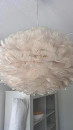 Witte veren lamp, Huis en Inrichting, Lampen | Hanglampen, Ophalen of Verzenden, Zo goed als nieuw, Minder dan 50 cm