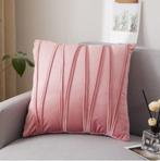Velvet Roze 45 x 45 cm Kussenhoes Kussensloop Fluweel, Ophalen of Verzenden, Nieuw, Roze, Vierkant