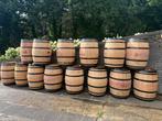 Wijnvaten | zwarte banden | bloembakken | regentonnen, 150 liter of meer, Ophalen, Zo goed als nieuw, Hout