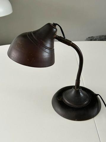 Vintage industrieel tafellampje zie info beschikbaar voor biedingen