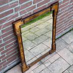 Antieke Art Deco Spiegel, Gebruikt, 100 tot 150 cm, Ophalen of Verzenden, Rechthoekig