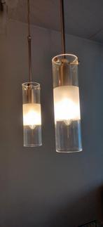 Hanglamp met 5 glazen lampen, Zo goed als nieuw, Ophalen