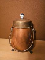 Antieke koperen doofpot met porseleinen knop, Antiek en Kunst, Antiek | Koper en Brons, Ophalen of Verzenden, Koper