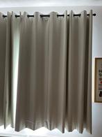 Crème verduisterende gordijnen Karwei + roedes, Ophalen of Verzenden, Gebruikt, Crème, 200 cm of meer
