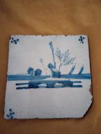 Oude Delfts Blauwe Tegel, Antiek en Kunst, Antiek | Wandborden en Tegels, Ophalen of Verzenden