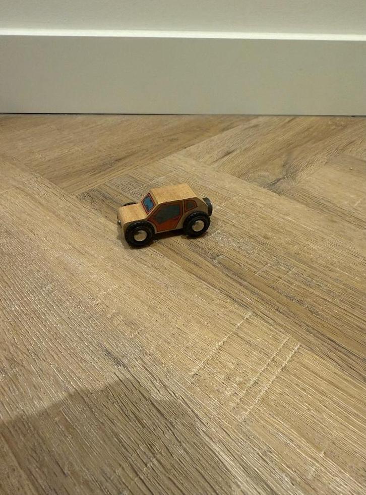 Heel goed vintage Brio houten trein auto beige rood speelgoe, Kinderen en Baby's, Speelgoed | Houten speelgoed, Zo goed als nieuw