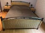 Romantisch tweepersoonsbed, helemaal compleet, Ophalen, Overige materialen, Bruin, 210 cm