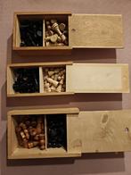 6 Doosjes schaakstukken., Ophalen of Verzenden, Longfield., Longfield., Staunton.