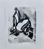 Zeefdruk Wim Motz - De vlucht, Verzenden