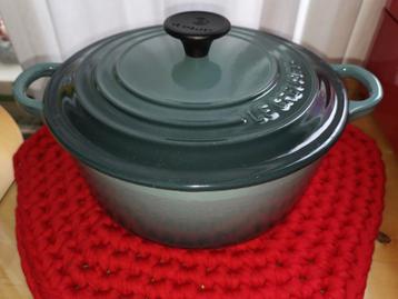 Le creuset pan, 20 cm, kleur ocean beschikbaar voor biedingen