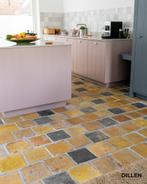 Antieke glazuur plavuizen - estrikken div soorten 1.500M2, Doe-het-zelf en Verbouw, Gebruikt, Steen of Klei, Verzenden, Minder dan 50 cm