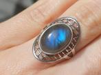 Vanoli - 925 zilveren ring met labradoriet maat 17,25, Sieraden, Tassen en Uiterlijk, Ringen, Daiva1973@hotmail.com, Vanoli, Overige kleuren