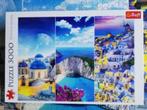 Puzzel 3000 stukjes: Greek Holidays, Ophalen of Verzenden, Meer dan 1500 stukjes, Zo goed als nieuw, Legpuzzel