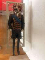 Uit hout gesneden wandhaak van hond., Ophalen of Verzenden