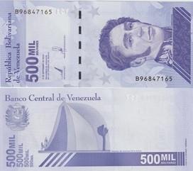 VENEZUELA 09.2020 500.000 bolivares soberano #113 UNC, Postzegels en Munten, Bankbiljetten | Amerika, Los biljet, Zuid-Amerika