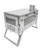 Opvouwbare tentkachel stove tent kachel NIEUW titanium / rvs, Ophalen of Verzenden, Nieuw
