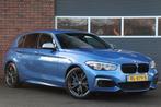 BMW 1-serie M140i Edition Shadow, Origineel Nederlands, Achterwielaandrijving, Gebruikt, Lichtsensor, Blauw