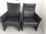 2 dezelfde leren stoelen., Ophalen, Gebruikt, 75 tot 100 cm