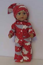 poppenkleertjes babypop born 43cm (pyjama ), Verzenden, Nieuw, Babypop