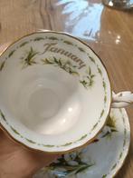 Royal Albert January Kop en Schotel, Ophalen of Verzenden