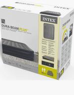 Intex 2 persoons luchtbed, Ophalen, Ingebouwde pomp, Zo goed als nieuw, 2-persoons