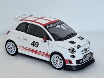 Abarth 500 Assetto Corse Racing wit 1/24 uniek beschikbaar voor biedingen
