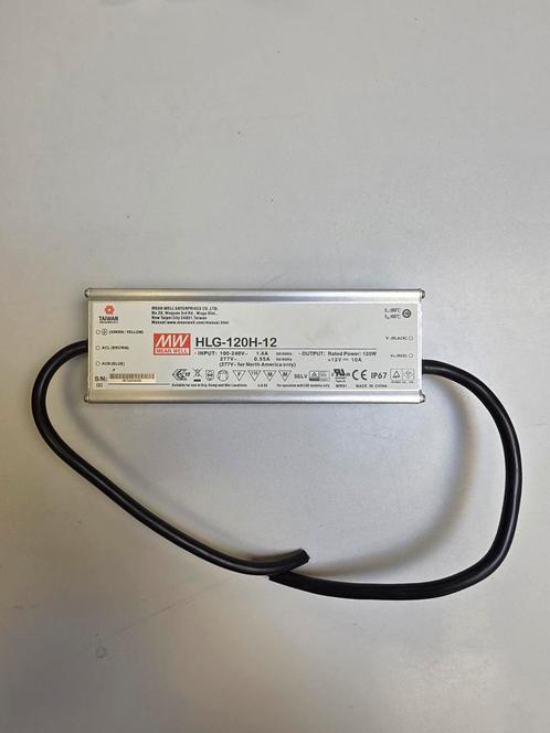 Mean Well LED Voedingen HLG-120H-12 & HLG-80H-12, Huis en Inrichting, Lampen | Overige, Zo goed als nieuw, Ophalen of Verzenden