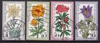 2062 - West Duitsland michel 867/870 gestempeld , Alpenbloem, Verzenden, BRD, Gestempeld