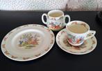 Royal Doulton Bunnykins, Ophalen of Verzenden, Zo goed als nieuw, Kop en/of schotel