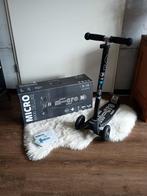 Micro Maxi Deluxe Step Black 3 wielen, Ophalen of Verzenden, Zo goed als nieuw, Gewone step