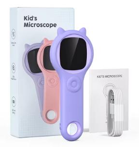 Mini optische microscoop voor kinderen met 500x vergroting, Audio, Tv en Foto, Optische apparatuur | Microscopen, Ophalen of Verzenden