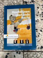 Hoofdlijnen Nederlands Recht - 13e druk, Ophalen of Verzenden, Gamma, Zo goed als nieuw, HBO