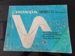 Werkplaatsboek onderdelenboek Honda CB250T-I-T-II / CB400T, Motoren, Verzenden, Honda