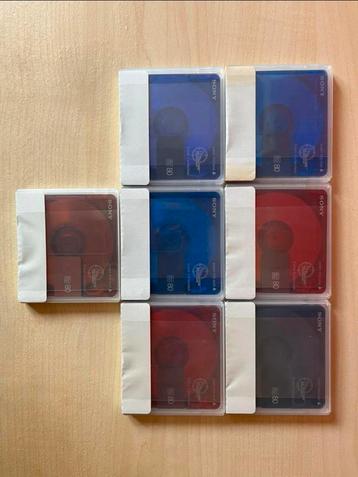 ️ 7 stuks Sony Color 80 Minidiscs - ongebruikt en verpakt beschikbaar voor biedingen