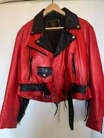 Dames leren jas, Ophalen, Zo goed als nieuw, Maat 36 (S), Rood