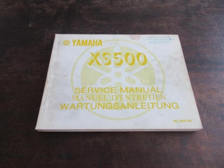 Yamaha XS500 werkplaatshandboek manual, Motoren, Handleidingen en Instructieboekjes, Yamaha, Ophalen of Verzenden