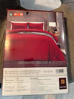 Luxe Lits Jumeaux Dekbedovertrek - Nieuw in verpakking!, Dekbedovertrek, Ophalen of Verzenden, Rood, Nieuw
